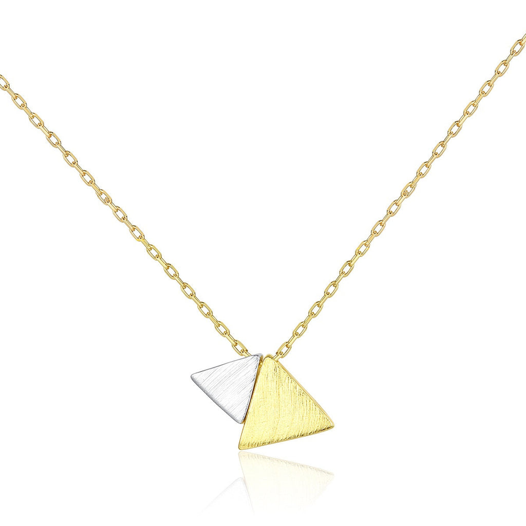 Heritage S925 Silver Triangle Pendant Necklace