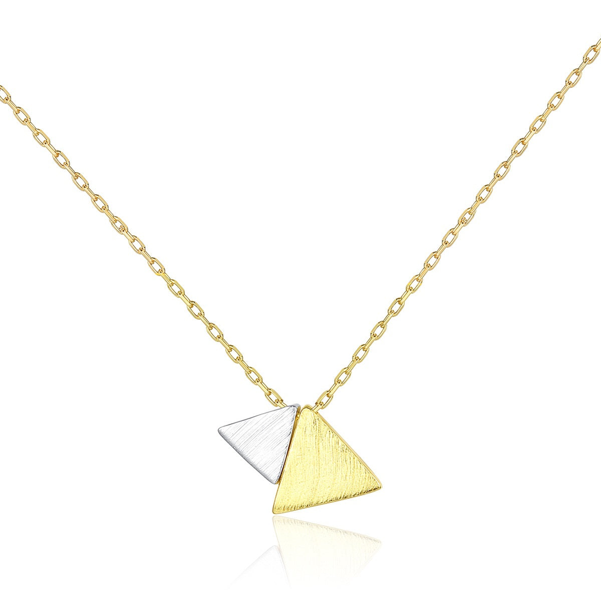 Heritage S925 Silver Triangle Pendant Necklace